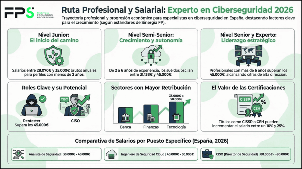 infografia salario ciberseguridad