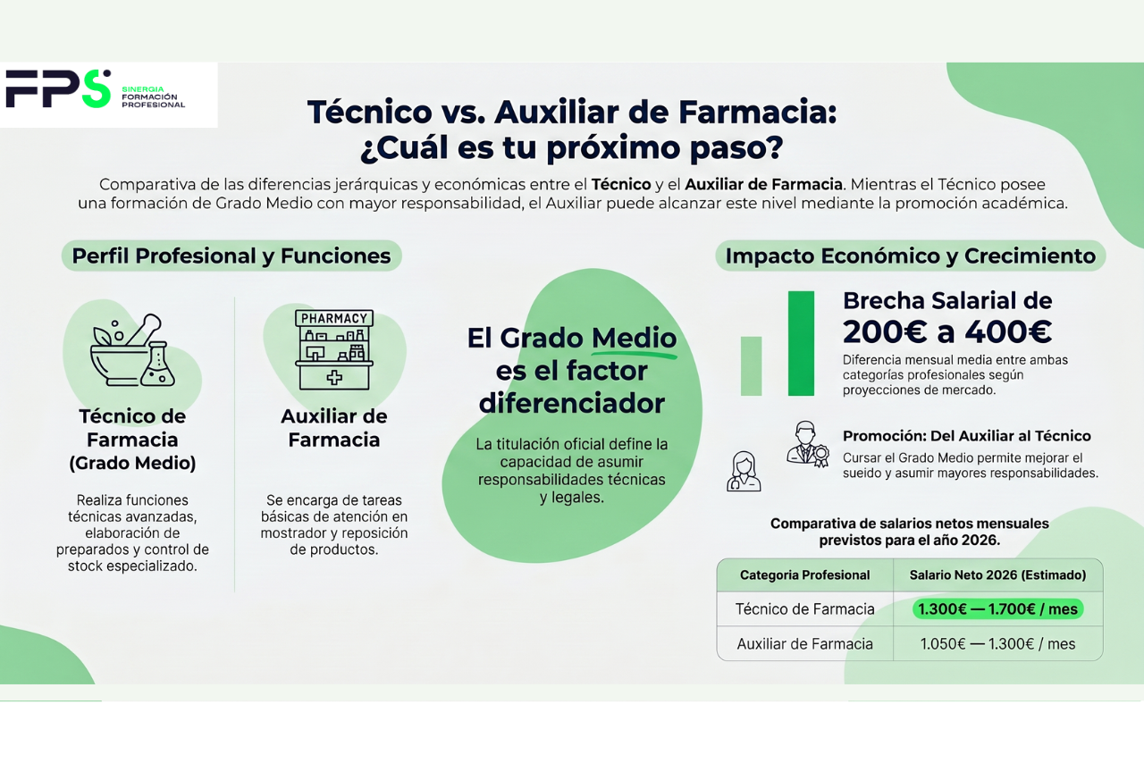 cuanto gana un tecnico en farmacia en 2026