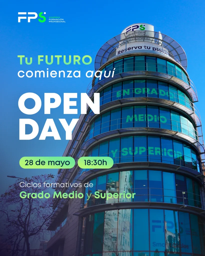 Open Day 28 de mayo Sinergia Fp