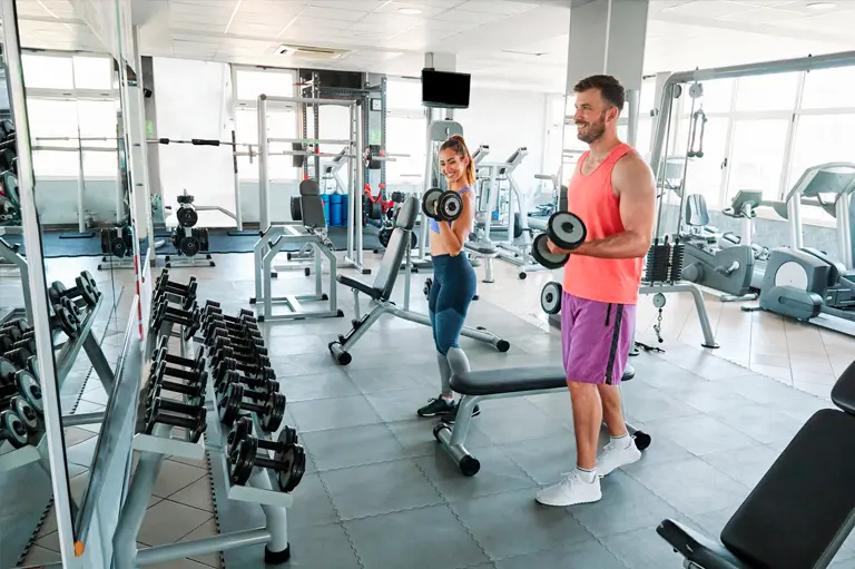 Monitor sala fitness
